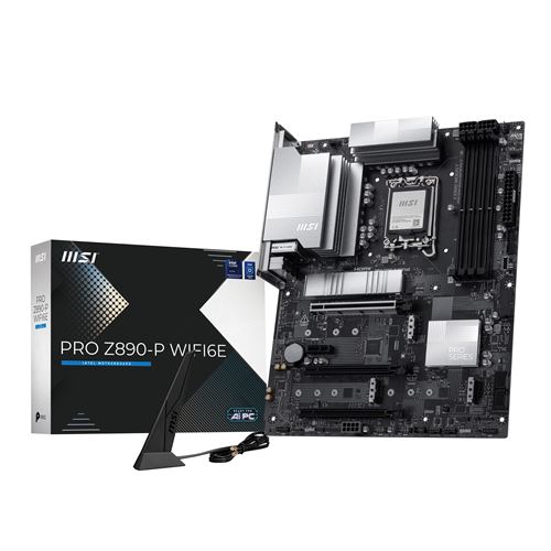 MSI PRO Z890-P WiFi 6E Mainboard Z890 LGA1851 ATX DDR5 bis 256 GB