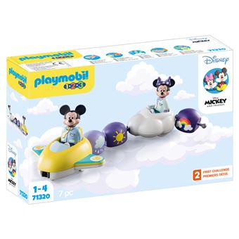 Playmobil 1.2.3 Disney 71320 Train des nuages de Mickey et Minnie