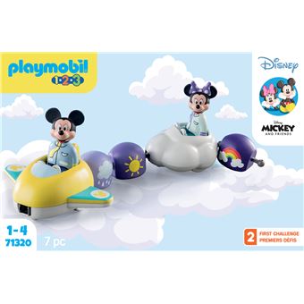 Playmobil 1.2.3 Disney 71320 Train des nuages de Mickey et Minnie