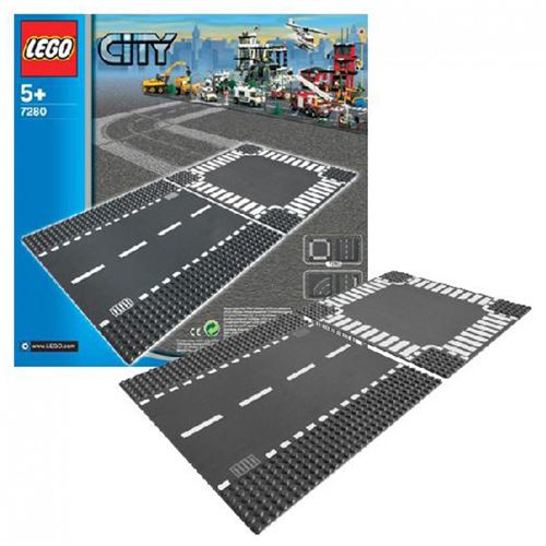 Route droite et carrefour Lego City 7280 LE7280 Lego / Duplo