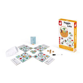 Jeu de stratégie Janod Veggie Loto