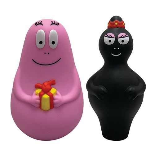Blister de 2 personnages Barbapapa 8 cm Modèle aléatoire