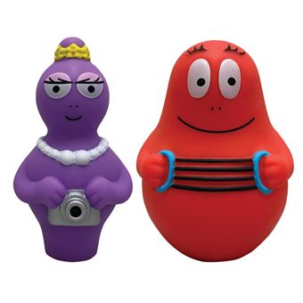 Blister de 2 personnages Barbapapa 8 cm Modèle aléatoire