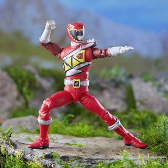 Figurine Power Rangers Premium Rangers DC Rouge 15 cm Modèle aléatoire