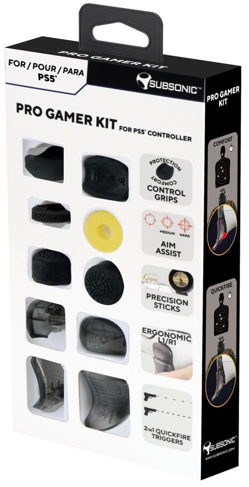 Pack d'accessoires e-sports pour manette PS5
