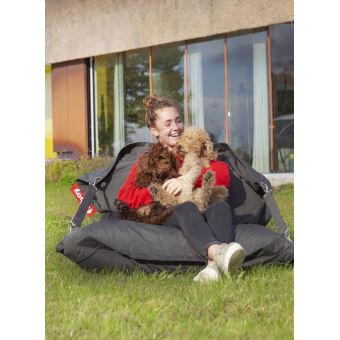 Pouf d'extérieur Fatboy Buggle-up Outdoor Charbon