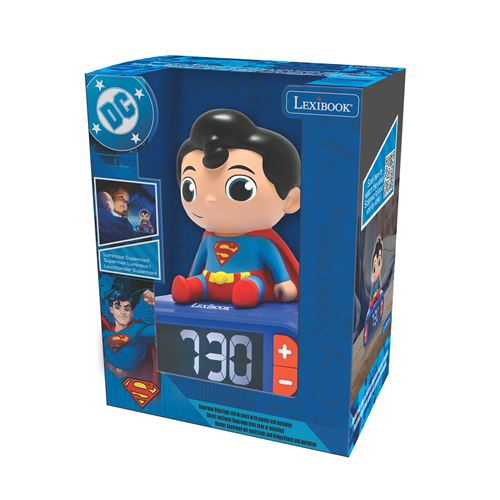Réveil Veilleuse Lexibook Superman – Montre et Réveil Éducatifs