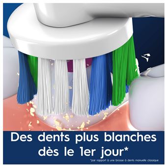 Pack de 8 brossettes pour brosse à dents Oral-B Pro 3D Blanc