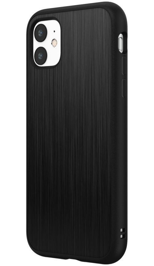 Coque Acier Brossé Rhinoshield Noir pour Apple iPhone 11
