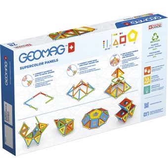 Jeu de construction Geomag EcoFriendly Supercolor 78 pièces