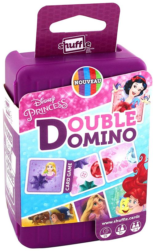 Jeu de cartes Shuffle Disney Princesses Double Domino