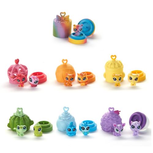 Lot De 6 Figurines PETSHOPS - Série N°13 - Occasion - Sans Marque