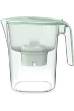 Carafe filtrante 4 litres  verte avec timer numérique de changement de cartouche + 1 filtre X-Clean AWP210 d'une durée de vie de 1 mois