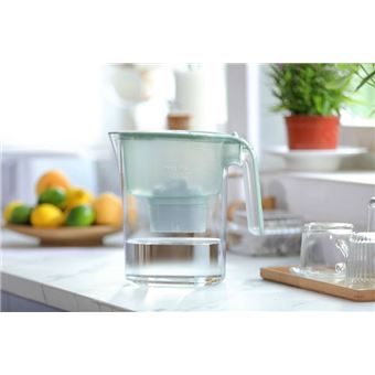 Carafe filtrante 4 litres  verte avec timer numérique de changement de cartouche + 1 filtre X-Clean AWP210 d'une durée de vie de 1 mois