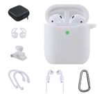 Kit accessoires On Earz Mobile Gear 7 en 1 pour Apple AirPods 1 et 2 Blanc