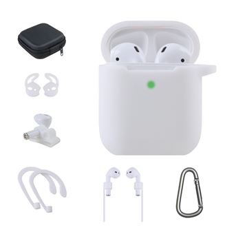 Kit accessoires On Earz Mobile Gear 7 en 1 pour Apple AirPods 1 et 2 Blanc - 1