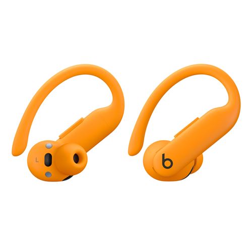 Ecouteurs intra-auriculaires sans fil Beats Powerbeats Pro2 Bluetooth avec réduction active du bruit Orange électrique État correct - Beats reconditionné disponible sur Fnac