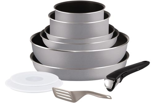 Set de poêles et casseroles Tefal Ingenio Essential Gris 10 pièces