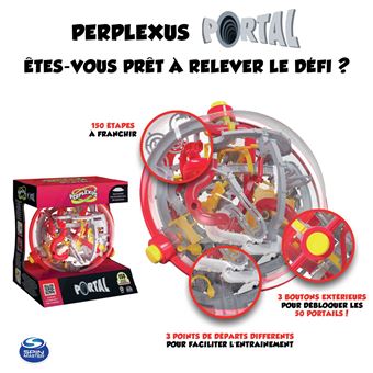 Boule Labyrinthe 3D Perplexus Jeu d'Adresse Casse-tête Jeu de Réflexion  Jouet Cadeau Pour Enfant