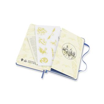 Agenda journalier Moleskine Format de poche Edition limitée Harry Potter 2022 Bleu