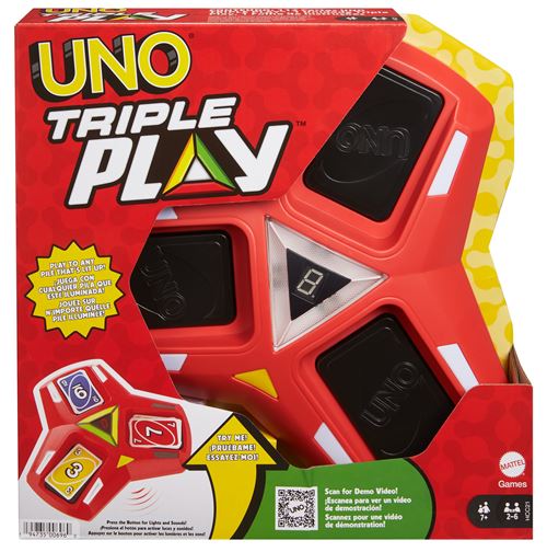 Jeu De Cartes Games Uno Triple Play