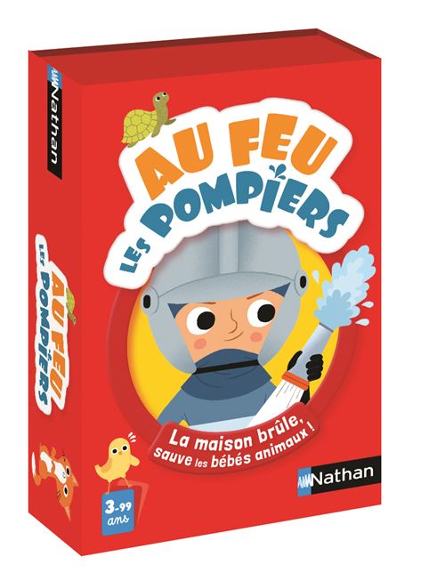 Jeu de Cartes Nathan MO8410446311370 – Au Feu les Pompiers, Aventureux pour Toute la Famille - vue 2