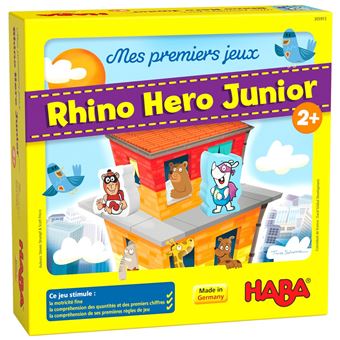 Mes premiers jeux Haba Rhino Héro Junior