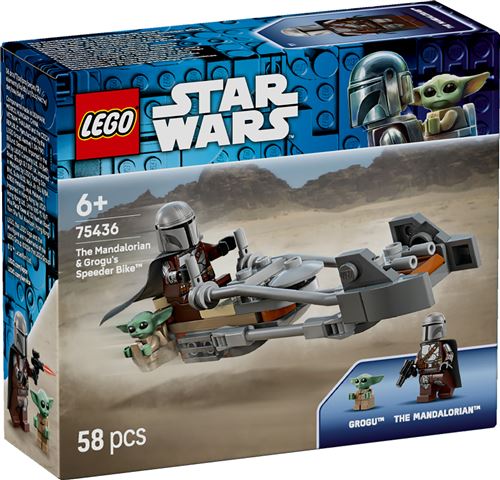 LEGO® Star Wars™ 75436 Le speeder bike du Mandalorien et Grogu