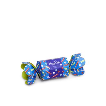 Chaussettes hautes Happy Socks Bon Bon Taille 41-46 Bleu