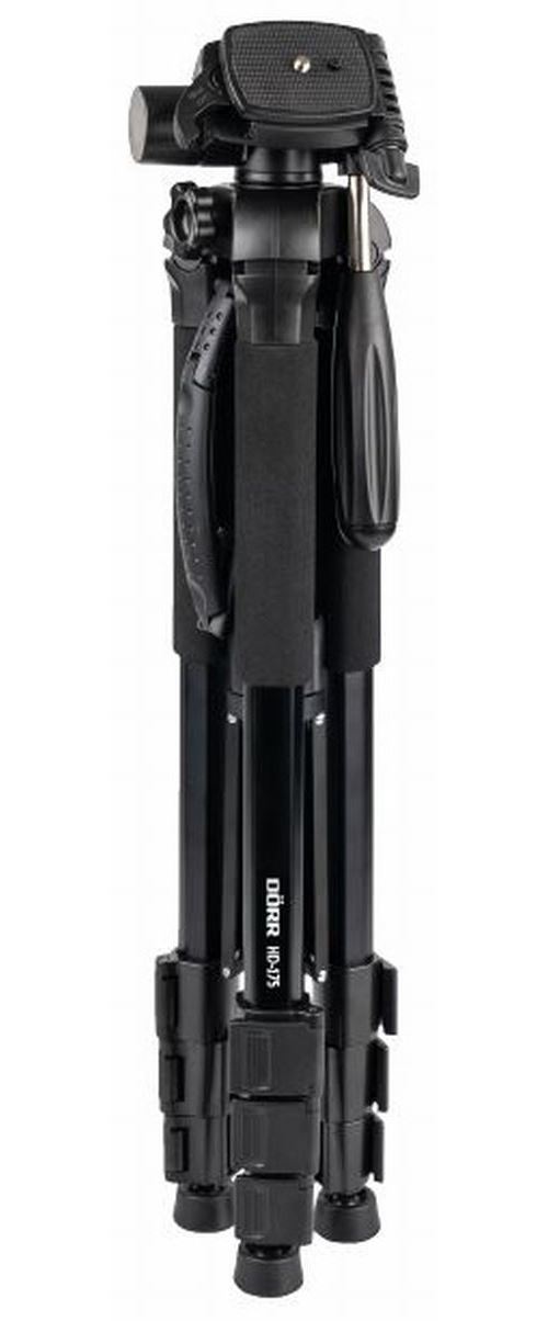 Trépied Dörr HD-175 Noir pour appareils photo et vidéo avec mono pied