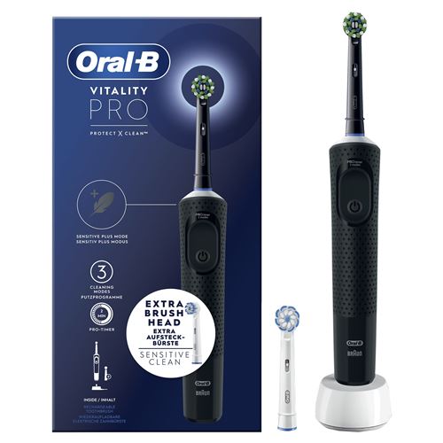Cepillo Dental Electrico Recargable Oral-B Vitality Negro