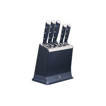 Bloc de 5 couteaux Tefal  EverSharp affûteur integré K297S644 Bleu - 1