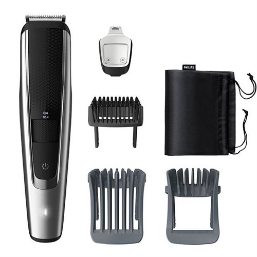 Tondeuse Barbe Philips Bt5522/15 Beardtrimmer Séries 5000 Argent Et Noir