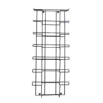 Paquet de 12 Supports Muraux pour ÉTagèRes à Disques Vinyles Noirs, Mur