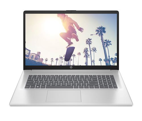 PC portable HP 17-cn3078nf 17,3" Intel® Core™ i7 16 Go RAM 512 Go SSD Argent naturel - Hewlett packard