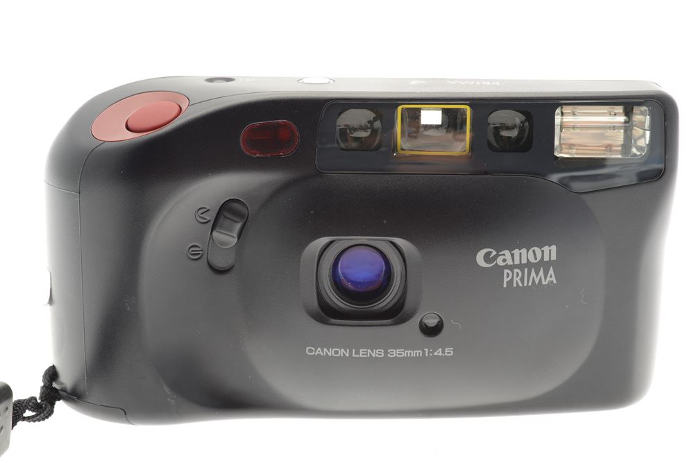 Appareil photo compact argentique Canon Prima 4 noir Reconditionné — free download