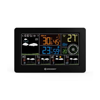 Station météo Bresser Wi-Fi 4Cast RC 7001040 Noir