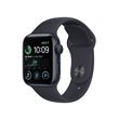 Apple Watch SE GPS 2ème génération, boîtier Aluminium Minuit 40mm avec Bracelet Sport Minuit