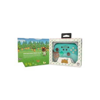 Manette Filaire améliorée PowerA pour Nintendo Switch Edition Animal Crossing Tom Nook