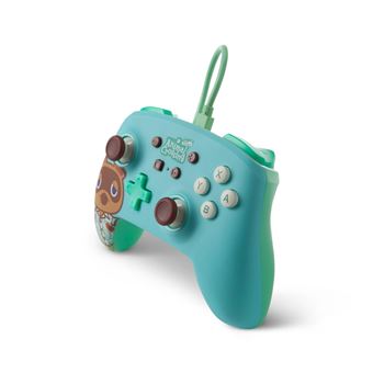 Manette Filaire améliorée PowerA pour Nintendo Switch Edition Animal Crossing Tom Nook