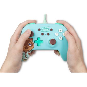 Manette Filaire améliorée PowerA pour Nintendo Switch Edition Animal Crossing Tom Nook