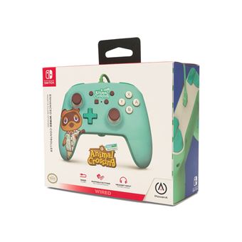 Manette Filaire améliorée PowerA pour Nintendo Switch Edition Animal Crossing Tom Nook