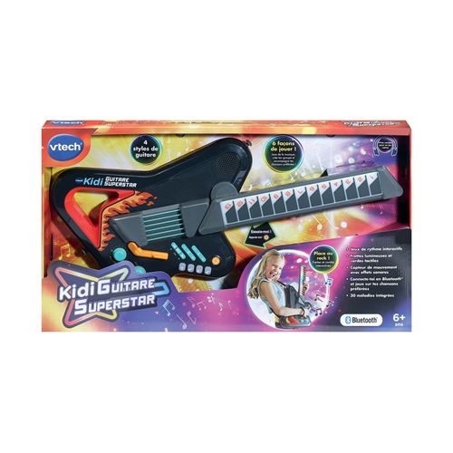 Instrument De Musique Vtech Kidi Guitare Superstar Noir