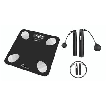Impédancemètre connecté 180kg/100g + corde à sauter Little Balance 8683 - 1