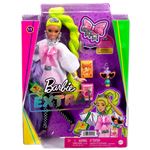 Poupée Barbie Extra Natte Vert Fluo