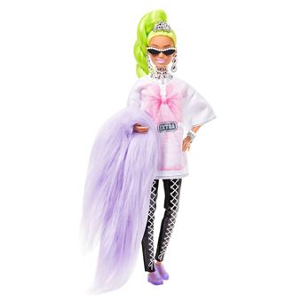 Poupée Barbie Extra Natte Vert Fluo