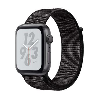 horario sobras Maravilloso Apple Watch Series 4 Nike+ 44 mm Boîtier en Aluminium Gris sidéral avec  Boucle Sport Nike Noir - Apple Watch - Achat & prix | fnac