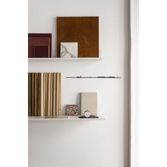 Accessoire de décoration The Line Bordeaux Noir