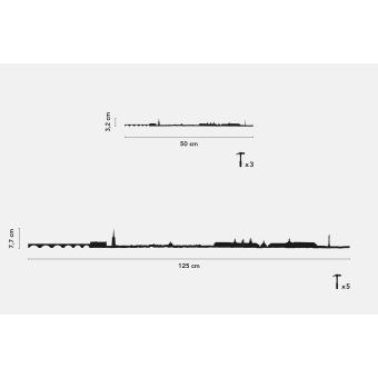 Accessoire de décoration The Line Bordeaux Noir