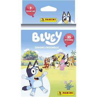 Panini BLUEY – Boîte De 36 Pochettes De Stickers (180 Stickers), Collection 192 Images, Dès 3 Ans
